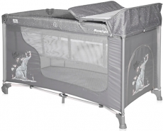 Дитячий манеж Lorelli Moonlight 2 Layer Pink TRAVELING